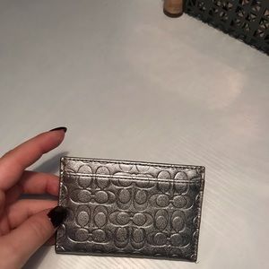 Metallic Coach Card Holder